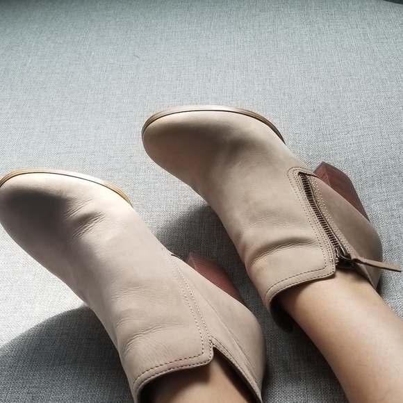 ❌SOLD⚠️Ankle Boots Beige Nubuk Aldo - Picture 4 of 5